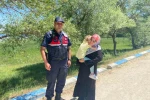 Pelitözü Gölpark’ta kaybolan çocuğu jandarma buldu