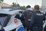 Polis ekipleri kız arkadaşına zarar vereceği iddia edilen şahsı yakaladı