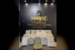 Polis kolilerle taşınan 9 kilogram uyuşturucu madde ele geçirdi