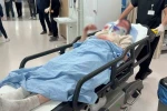 Polisten kaçan motosiklet sürücüsü kaza yaparak yaralandı