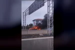 Pursaklar’da araç yangını
