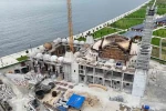 Recep Tayyip Erdoğan Camii hızla yükseliyor