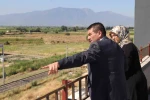 Rektör Kibar Saruhanlı MYO inşaatını yerinde inceledi