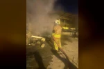 Reyhanlı’da ev yangını