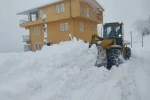 Rize’de 51 köy yolu kar yağışı nedeniyle ulaşıma kapandı