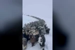 Rize’de kar nedeniyle Avusor Yaylası’nda mahsur kalan 500 küçükbaş hayvan kurtarıldı