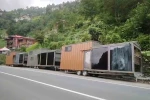 Rize’deki selin ardından Fırtına Deresi’nin kıyısındaki tiny hause ve bungalovlar kaldırılıyor