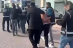 Ruhsatı bulunmayan işletmenin sahibinden 2 milyon TL alan şüphelilere yönelik operasyonun görüntüleri ortaya çıktı