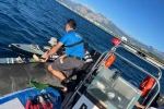 Rüzgarla 2 mil açığa sürüklenen 38 SUP’cuyu deniz polisi kurtardı