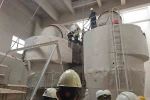 Safi Çimento fabrikasında kazana düşen işçi ağır yaralandı