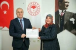Safran yetiştiriciliği eğitimi alan üreticilere sertifika töreni düzenlendi