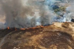 Safranbolu’daki anız yangını kontrol altına alındı