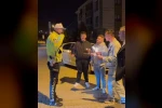 Sahte ihbarla polis haftasını kutladılar