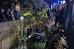Sakarya’da otomobil dereye uçtu: 1 yaralı