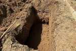 Saldırıda ölen öğretmenin defnedileceği mezar yeri görüntülendi