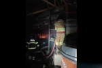 Samandağ’da odunluk yangını