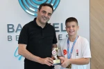 Şampiyonluk sevincini Başkan Özlü ile paylaştı