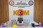 Samsun’da kaçak içki ve tütün operasyonu: 64 şişe sahte alkol ele geçirildi