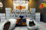 Samsun’da kaçak sigara ve tütün operasyonu: 280 bin adet makaron, 40 bin adet sigara ele geçirildi