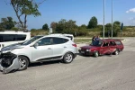 Samsun’da kavşakta kaza: 1 yaralı