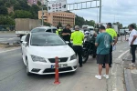 Samsun’da maddi hasarlı trafik kazası