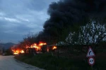 Samsun’da muz deposunda yangın: Ekipler müdahale ediyor