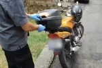 Samsun’da şüpheli motosikletten uyuşturucu çıktı