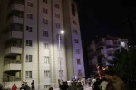 Şanlıurfa’da 9 katlı binada korkutan yangın