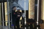 Şanlıurfa’da havalandırma boşluğunda mahsur kalan kedi kurtarıldı
