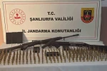 Şanlıurfa’da ruhsatsız silahlar ve mühimmat ele geçirildi