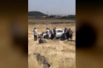 Şanlıurfa’da şarampole devrilen otomobil takla attı: 2 yaralı