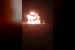Şanlıurfa’da seyir halindeki tırda yangın