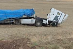Şarampole yuvarlandı, burnu bile kanamadan kurtuldu