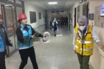 Sarıkamış Devlet Hastanesi’nde yangın tatbikatı gerçeği aratmadı 