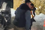 Sason’da kar nedeni ile mahsur kalan hasta kurtarıldı