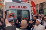Şehit Ramazan Yağız, Bursa’da helallik alınmasının ardından baba ocağına uğurlandı