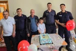 Şehit Uzman Çavuş Ali Cevizci’nin oğluna doğum günü sürprizi