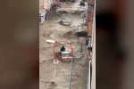 Selde can pazarı: Sel sularına kapılan aracın üzerinde hayata tutundu