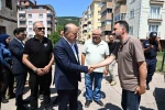 Selden etkilenen Cide’de hasar tespit ve temizlik çalışmaları sürüyor