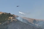 Şemdinli’deki yangına havadan müdahale devam ediyor