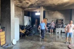 Serik’te evin deposunda çıkan yangın söndürüldü