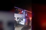 Servis otobüsü yolcu otobüsüne çarptı: 13 yaralı