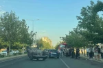 Seyir halindeki otomobil takla attı: 2 yaralı 