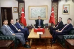 Siirt’te göreve başlayan mülki idare amirleri Vali Kızılkaya ile bir araya geldi
