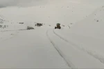 Siirt’te karda araçlar yolda mahsur kaldı