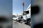 Siirt’te maddi hasarlı kaza