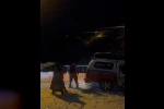 Siirt’te UMKE ekipleri kar ve tipiye rağmen hastalara yetişmeye çalışıyor