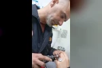 Sıkışan yüzük itfaiye ekiplerince çıkarıldı 