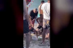 Şile’de boğulma tehlikesi geçiren küçük kızı ilk yardım personeli kurtardı