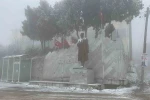 Sındırgı’nın yüksek kesimlerinde kar ve buzlanma etkisini artırdı